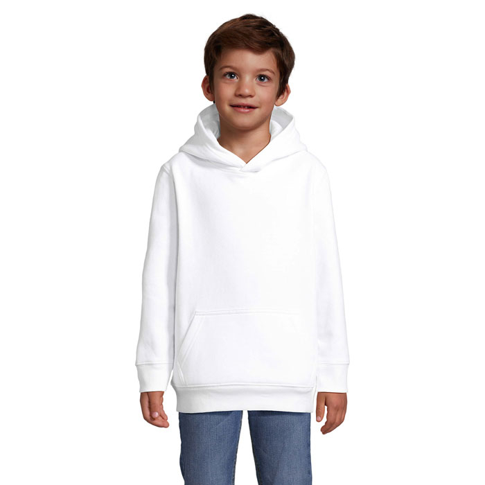 Sweat capuche promotionnel pour enfant CONDOR KIDS Blanc 1